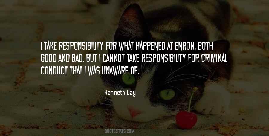 Quotes About Take Responsibility #1092095