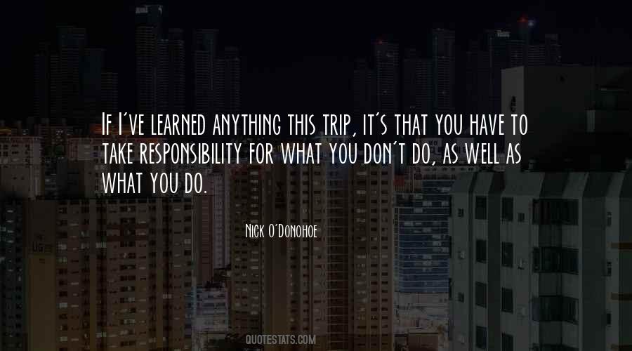 Quotes About Take Responsibility #1261505