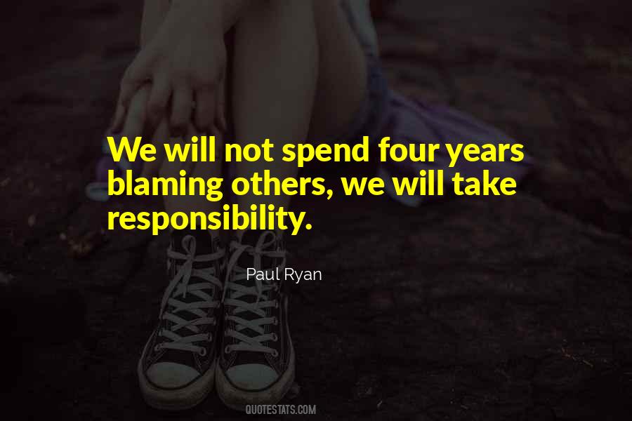 Quotes About Take Responsibility #1311904