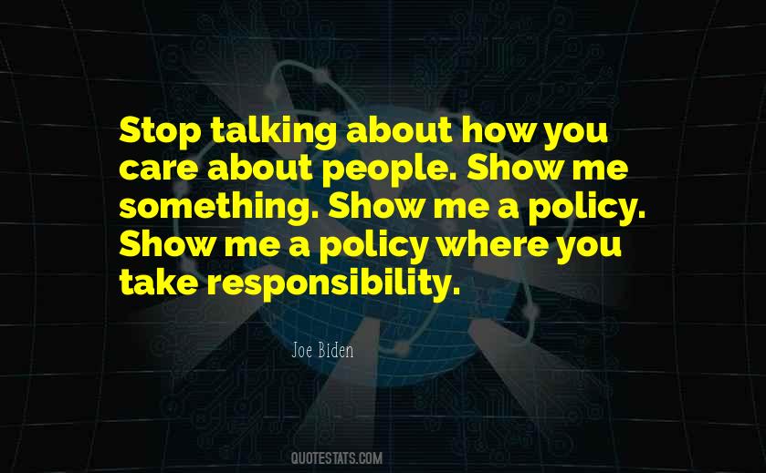 Quotes About Take Responsibility #1352010