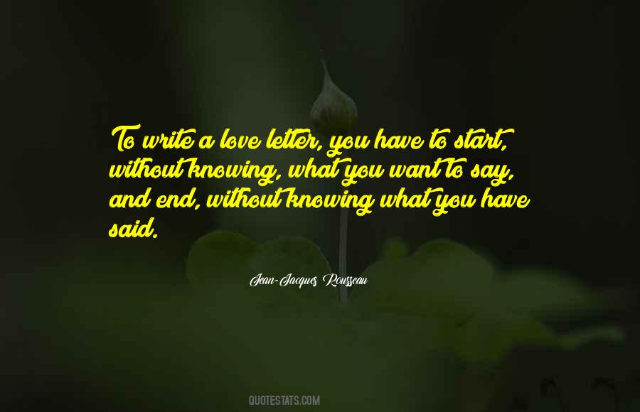 Quotes About Letter Love #217318