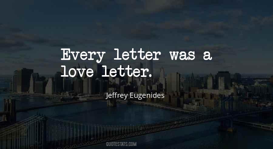 Quotes About Letter Love #238775