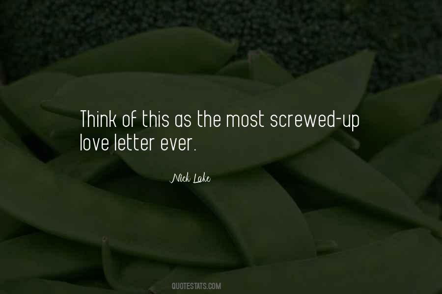 Quotes About Letter Love #754199