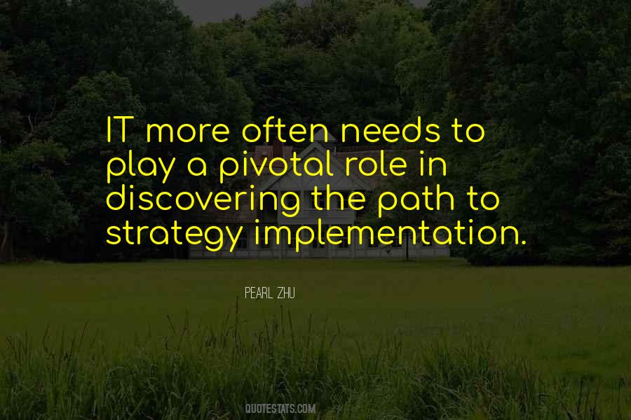 Quotes About Implementation Strategy #681647