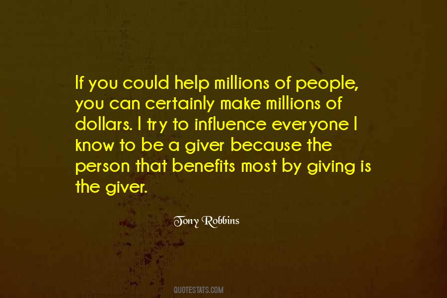 Quotes About A Giver #1094041