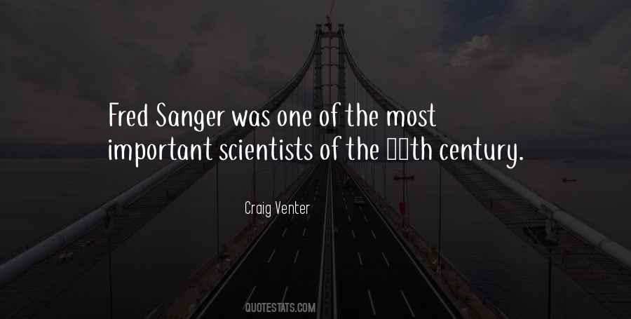 Fred Sanger Quotes #1594587