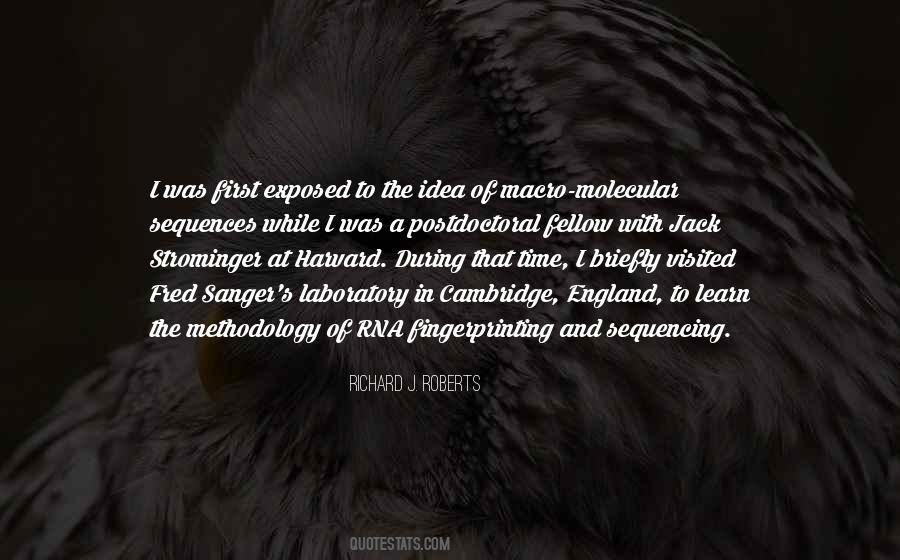 Fred Sanger Quotes #323751