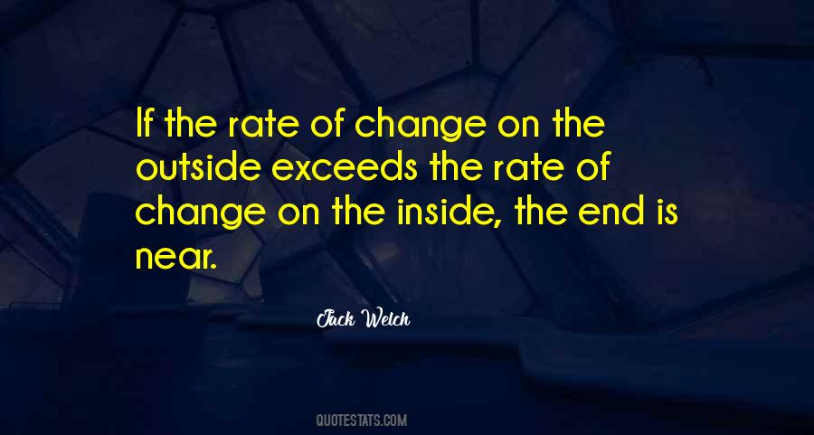 Quotes About Rate Of Change #98325