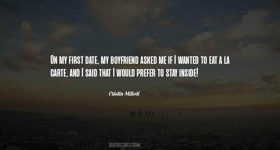 First Boyfriend Quotes #209441