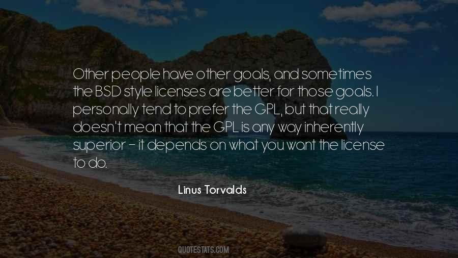 Goals That People Quotes #370770