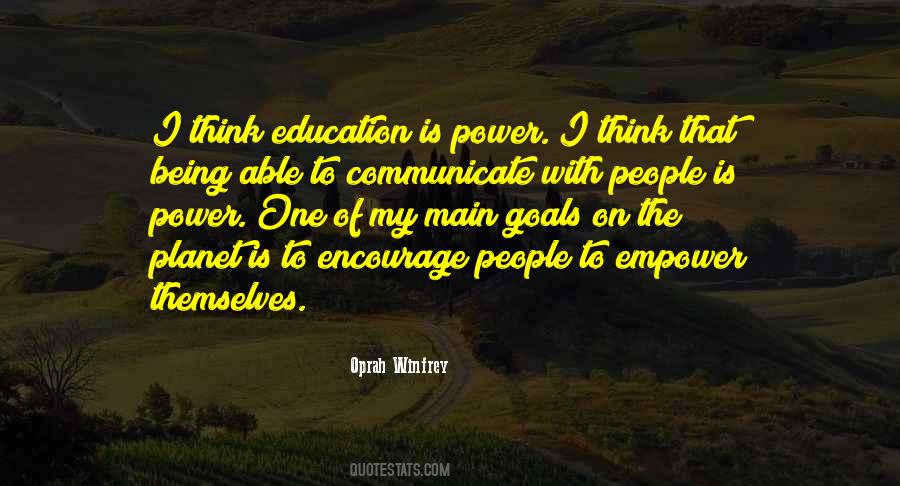Goals That People Quotes #458039