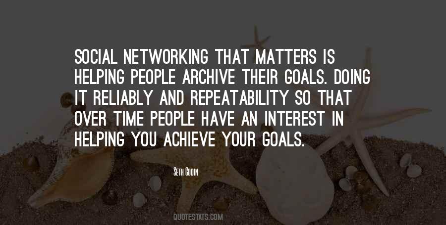 Goals That People Quotes #598634
