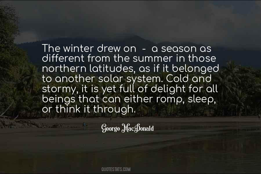 Quotes About Winter And Cold #774528