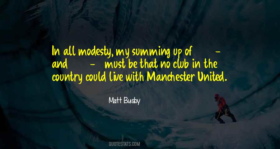 Quotes About Manchester United #139259