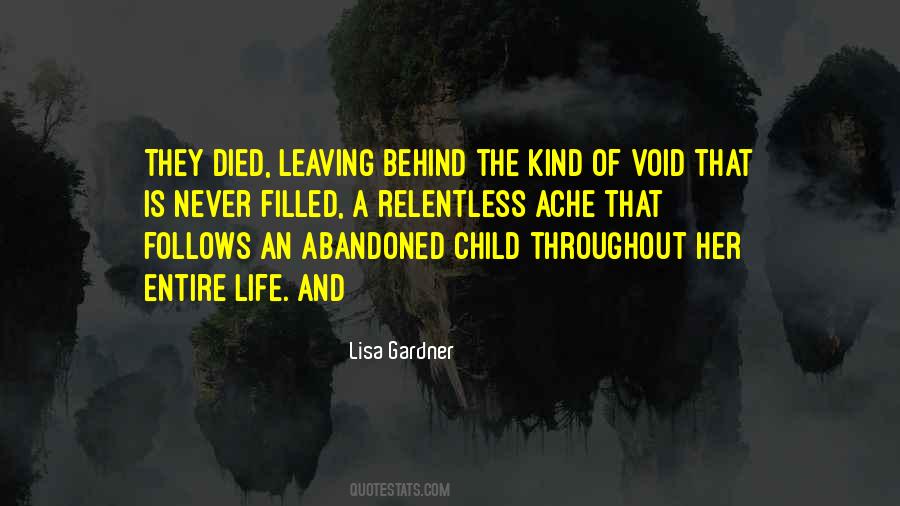 Quotes About Abandoned Child #1478442