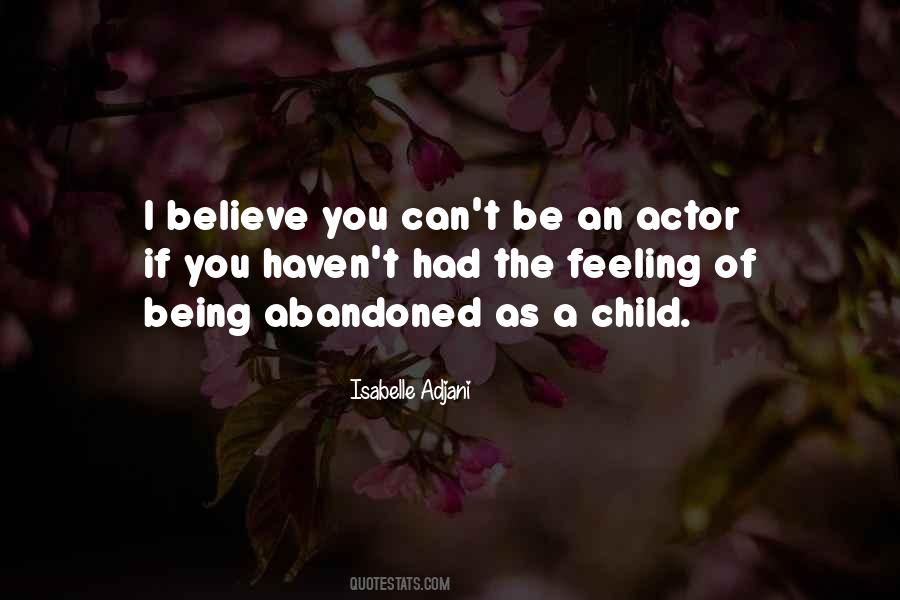 Quotes About Abandoned Child #683807