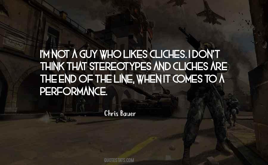 Quotes About Cliches #801929