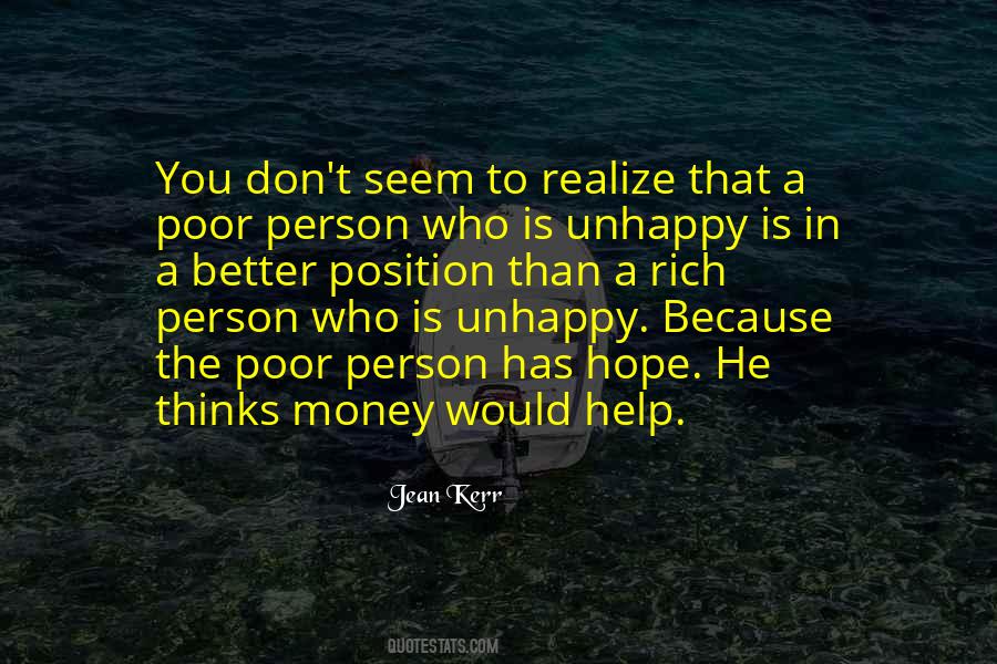 Quotes About Unhappy Person #1271268