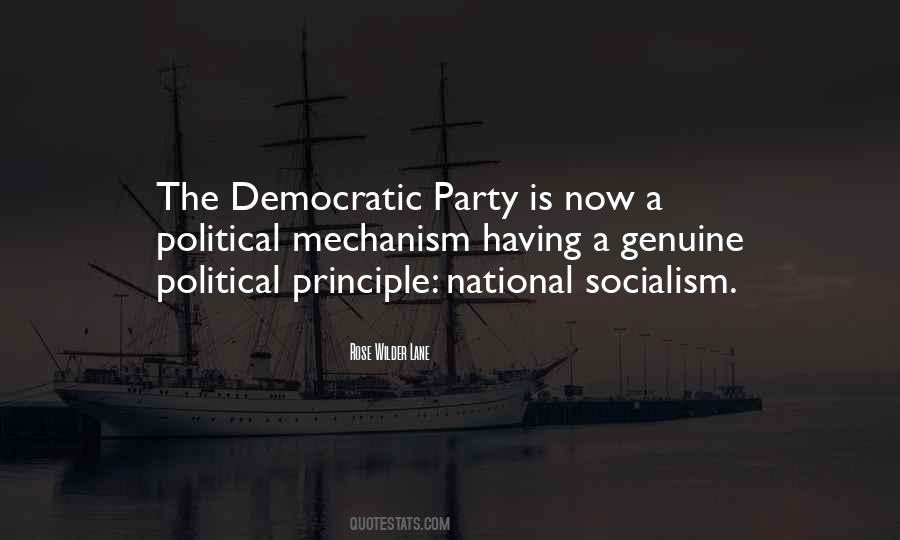 Quotes About Democratic Principles #551270