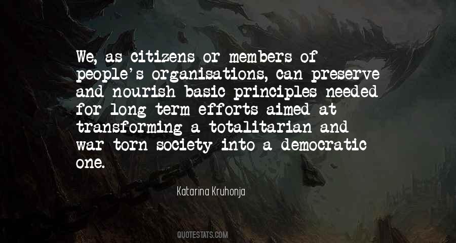 Quotes About Democratic Principles #677906