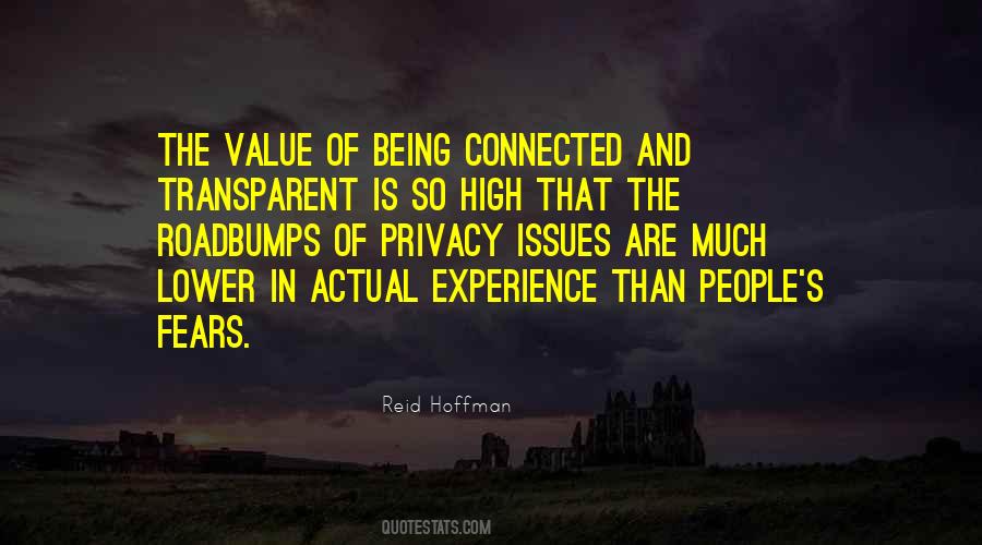 Quotes About Transparent People #1412957