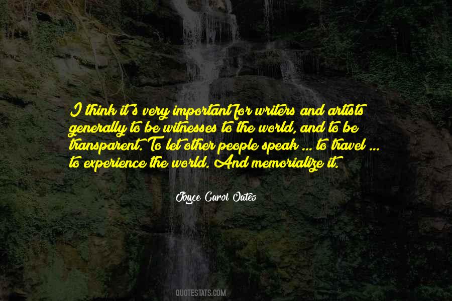 Quotes About Transparent People #1422999