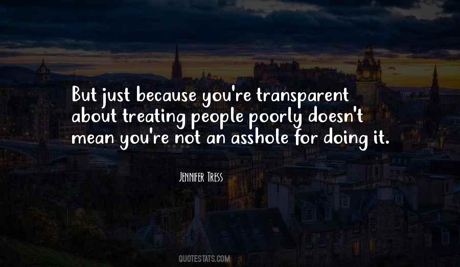 Quotes About Transparent People #1487988