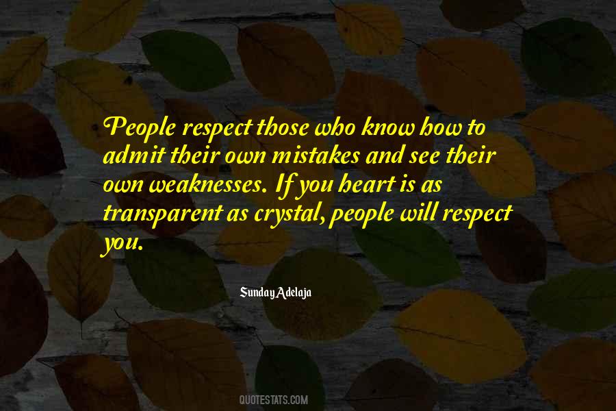 Quotes About Transparent People #1493501