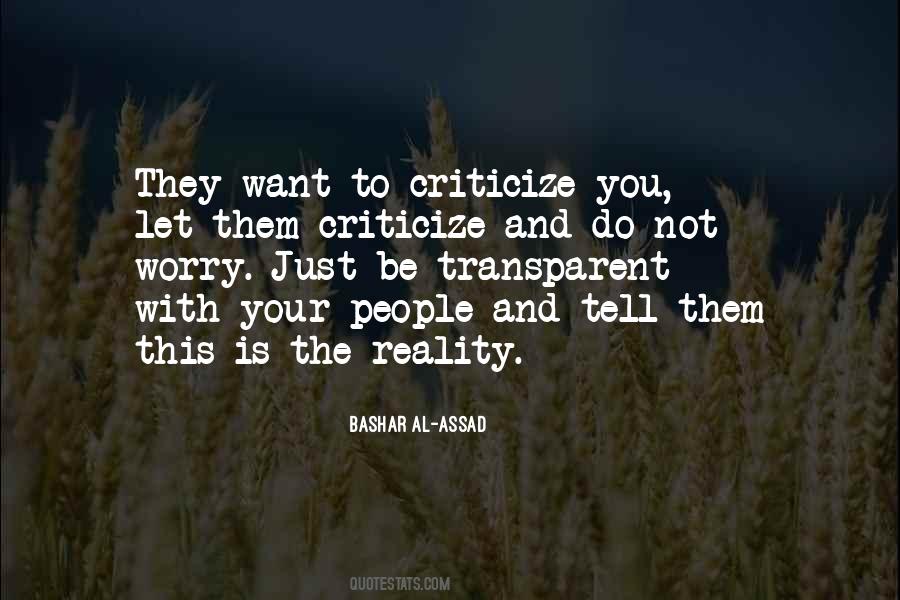 Quotes About Transparent People #830614
