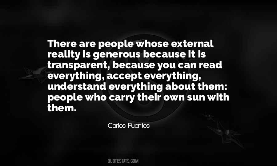 Quotes About Transparent People #865910