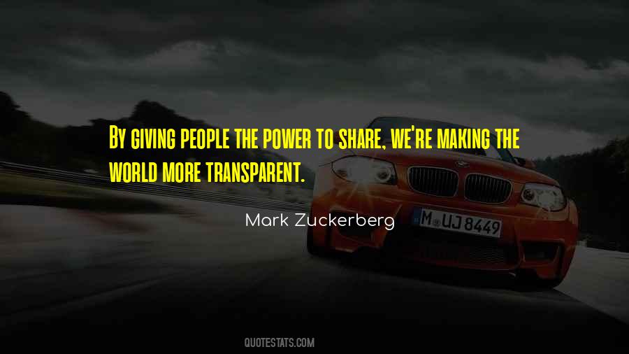Quotes About Transparent People #90565