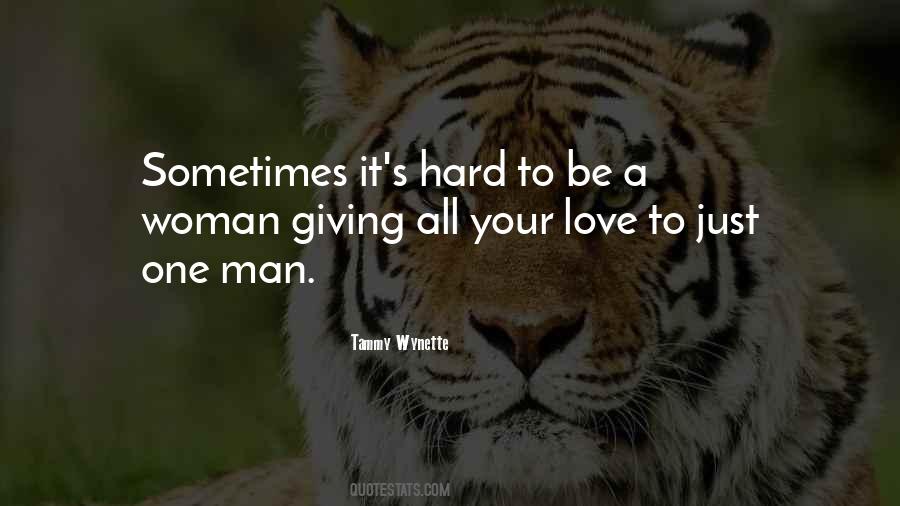 Quotes About One Man Woman #121724