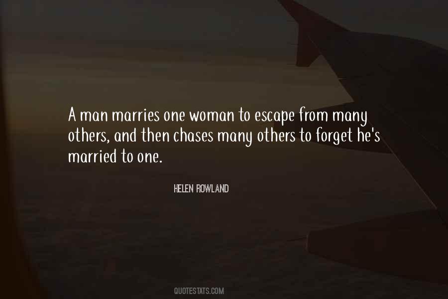 Quotes About One Man Woman #186298