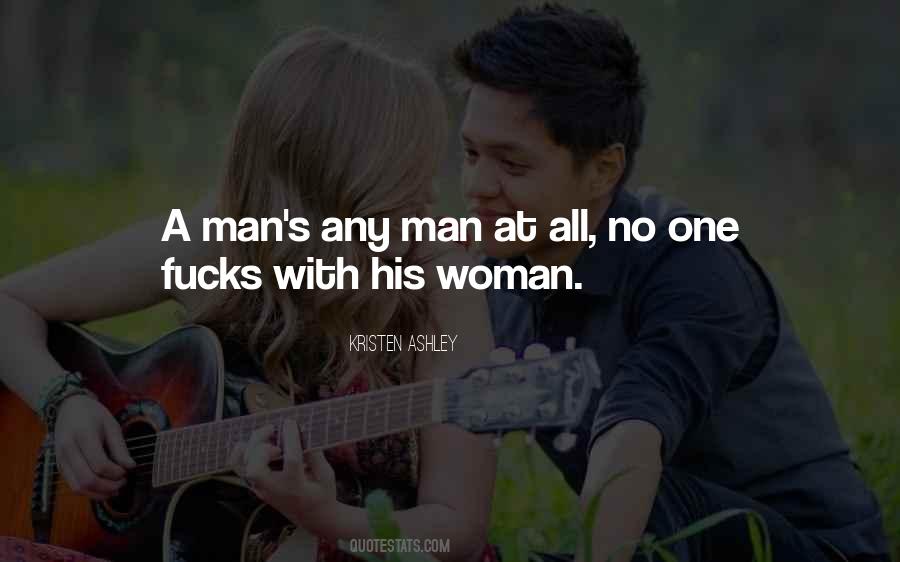 Quotes About One Man Woman #189636