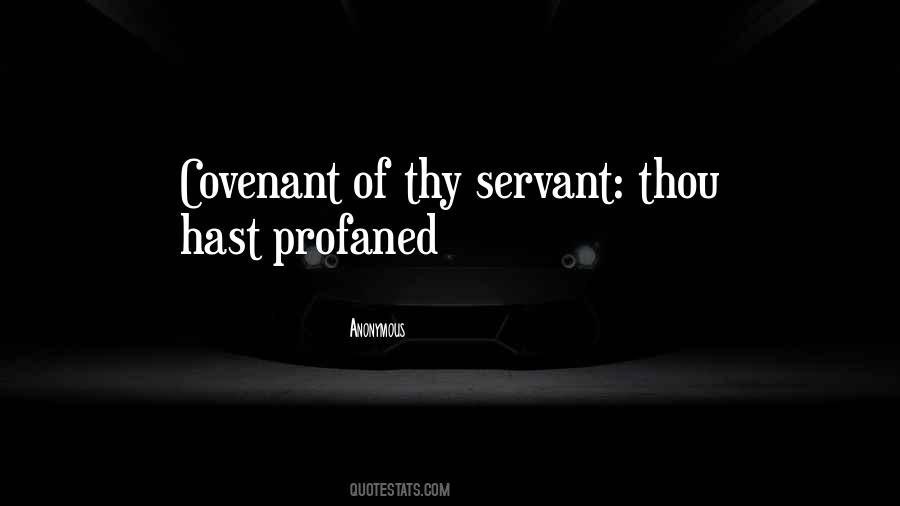 Quotes About Covenant #1371868