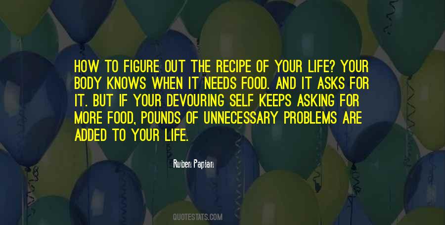 Food Life Quotes #218236