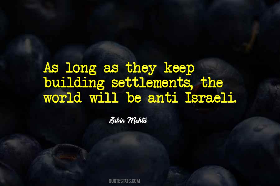 Quotes About Israeli Settlements #708806