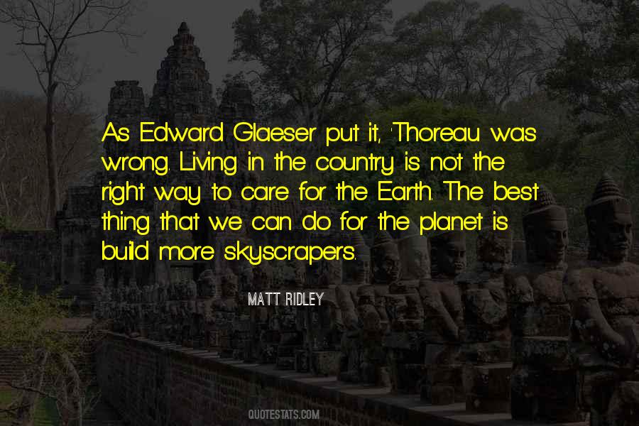 Care For The Earth Quotes #25263