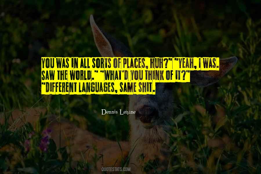 Quotes About Different Languages #1217294