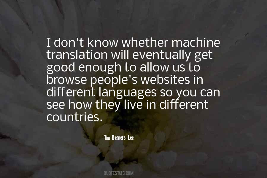 Quotes About Different Languages #48071