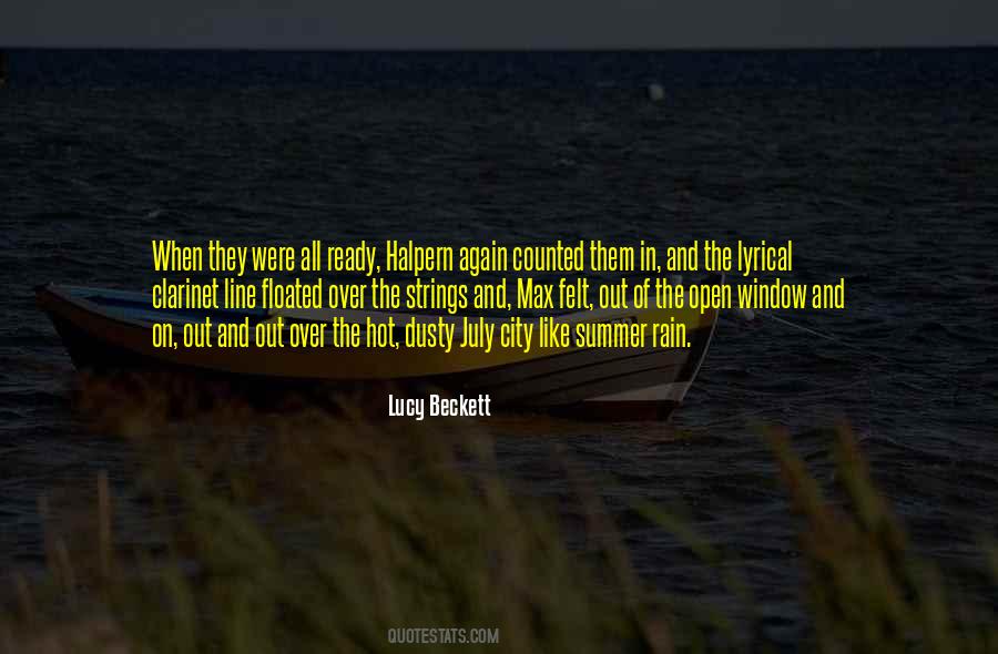 Quotes About Summer And Rain #741331