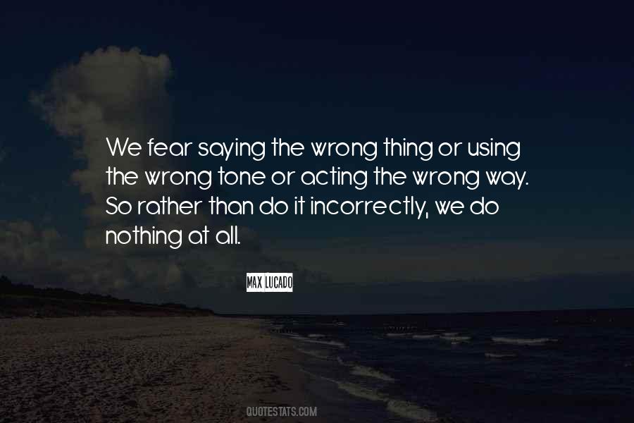 Using Fear Quotes #626867