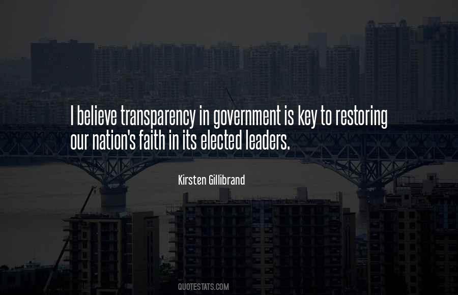 Quotes About Transparency In Government #1581869
