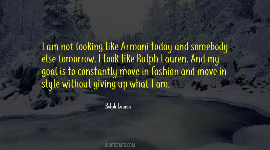 Quotes About Armani #1746056
