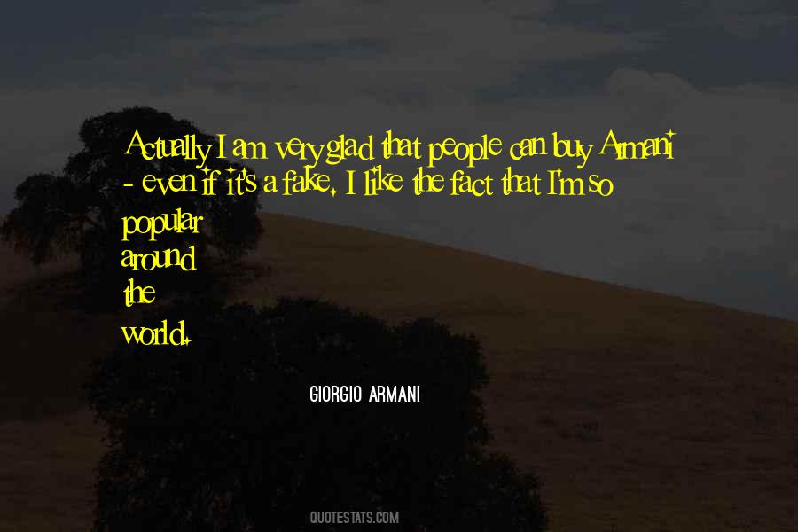 Quotes About Armani #739568