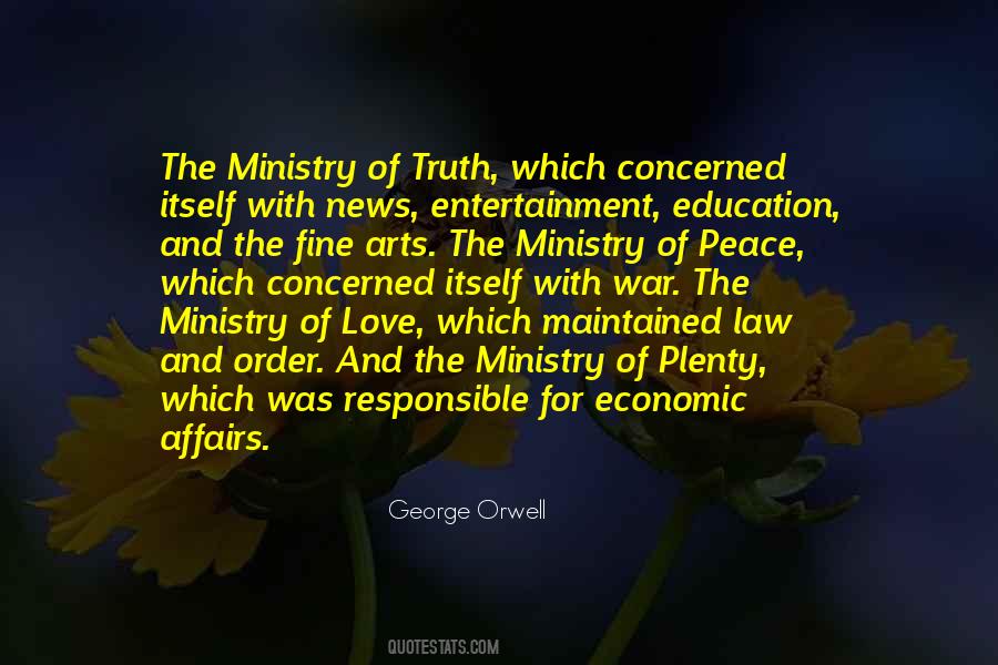 Quotes About Ministry Of Truth #1712230
