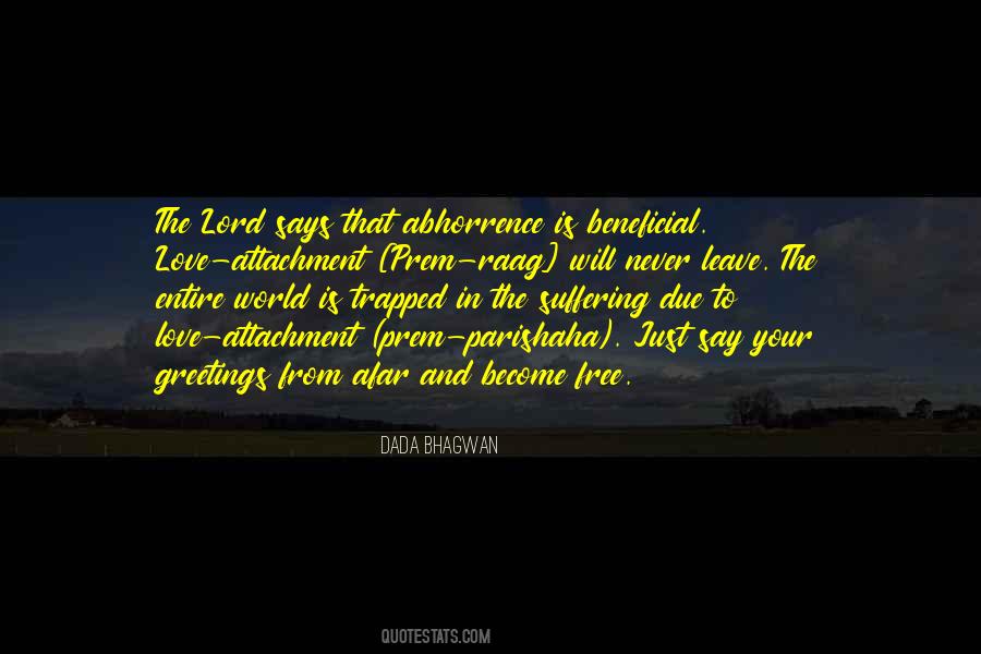 Free From World Quotes #171479