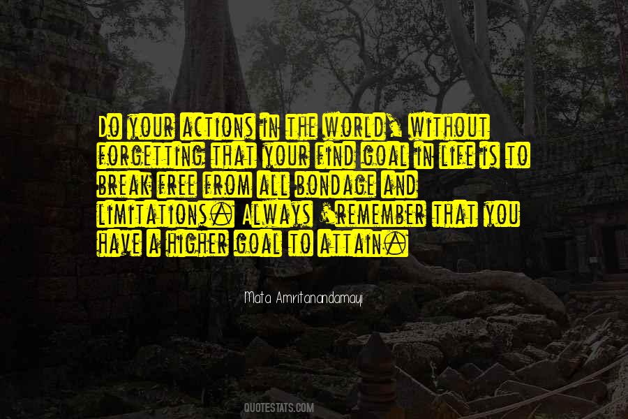 Free From World Quotes #271237