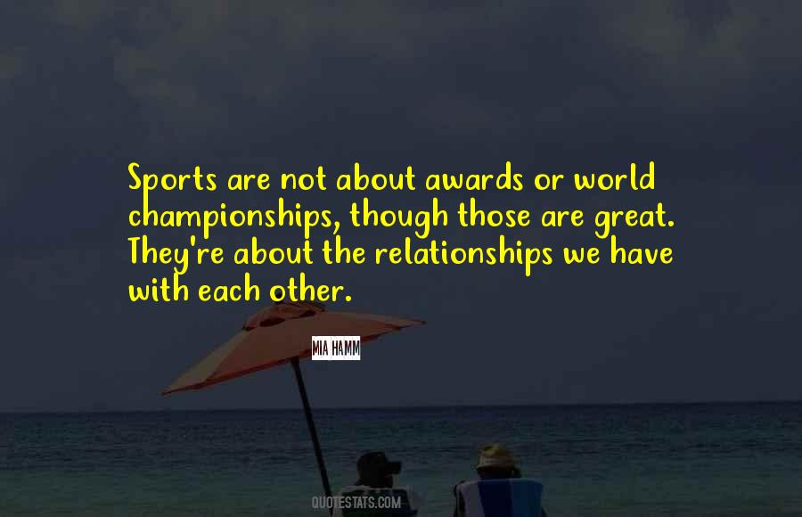 Quotes About Sports Awards #517961