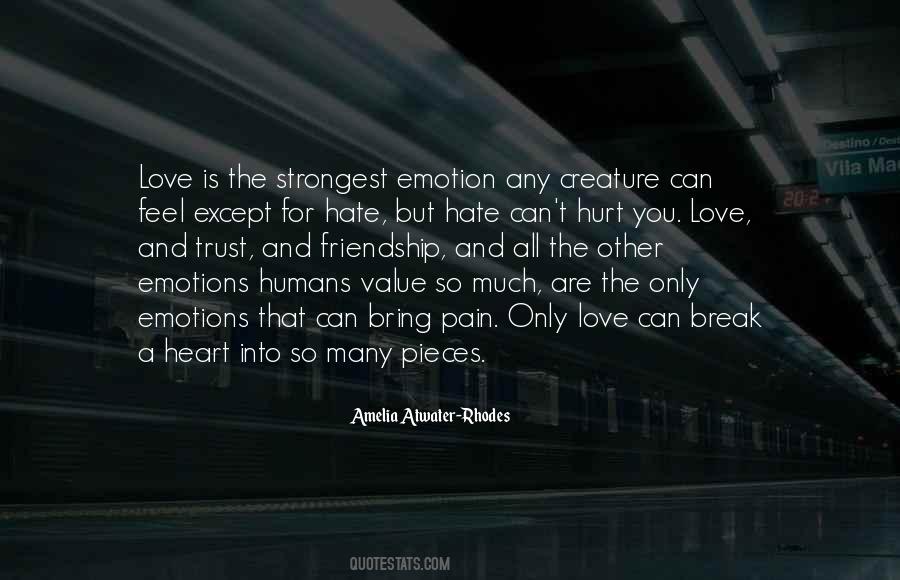 Quotes About Hurt Emotions #1470259